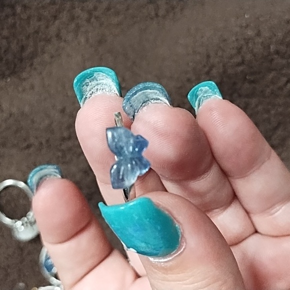 S925 Kyanite butterfly ring - Picture 4 of 4